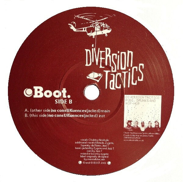 7” Diversion Tactics No ConsUKuences BB7001 Boot /00080