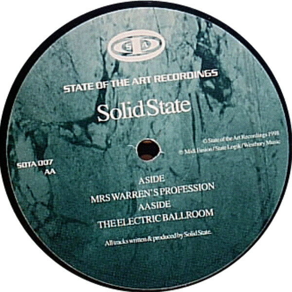 12” Solid State Mrs Warrens Profession / The Electric Ballroom SOTA007 STATE OF THE ART /00250