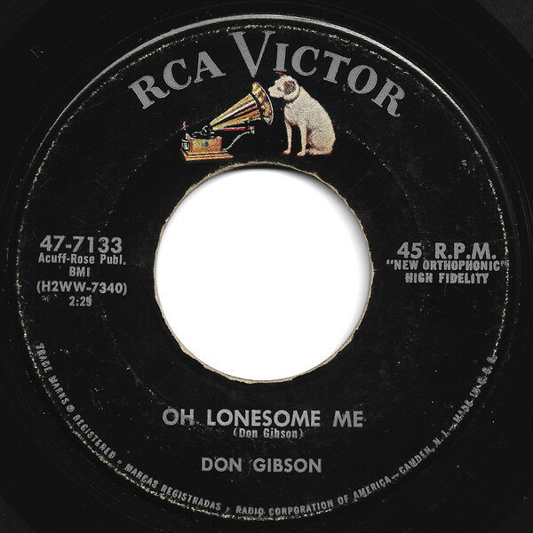 ・アーティスト Don Gibson ・タイトル Oh Lonesome Me ・レーベル・型番 RCA Victor 477133 ・フォーマット 7インチレコード ・コンディション(盤) 良い (VG+) ・コンディション(ジャケット) プレインカバー（元ジャケット／カバー無し） ・コンディション(帯) オビなし ・特記事項 サンプル画像です。実際の商品の画像ではありません 商品写真はバーコード/カタログ番号に対応したサンプル画像ですので、お送りする商品の画像ではありません。帯やライナーなどの付属品は、特記事項に記載されている場合のみ含まれます。プロモやカラーレコードなどの仕様についても、該当する場合のみ特記事項に記載しています。 【ご購入前に必ずご確認ください】 ・本店サイト(www.recordcity.jp)とは価格、送料が違います ・本店サイト、その他支店のオーダーとは同梱発送できません ・注文確定後に別の注文を頂いた場合、注文同士の同梱は致しかねます。 ・別倉庫から発送しているため、店頭受け渡しは対応しておりません ・一部商品は他の通販サイトでも販売しているため、ご注文のタイミングによっては商品のご用意ができない場合がございます。 ・土日祝日はお休みです 金曜・祝前日9時以降のご連絡またはご入金は、返答または発送が週明け・祝日明けに順次対応となります。 ・ご購入後のキャンセル不可 ご購入後のキャンセルはいかなる理由においてもお受けできません。ご了承の上、ご購入くださいませ。 ・日本郵便(ゆうパック/ゆうメール)によるお届けになります。 ・中古品であることをご理解ください 当ストアでは中古商品を主に販売しております。中古品であることをご理解の上ご購入ください。また、一部商品はRecordCityオンラインストアで試聴可能です。 ・返品について お客様のご都合による返品は一切承っておりません。 表記の内容と実際の商品に相違がある場合、また針飛び等で返品・返金をご希望される場合は、商品の到着後1週間以内にご連絡ください。商品の返送をこちらで確認後、キャンセル・返金を行います。 コンディションVG以下の商品は返品できません。プレイに影響のない表面のこすれ傷、プレス起因のノイズ盤は返品の対象外です。 【コンディション表記】 ・ほぼ新品(M-)(Like New) 完全な新品。未使用。当店ではほぼ使用しません ・非常に良い(EX)(Excellent) 中古盤として美品な状態。わずかな経年を感じるものの傷みを感じさせない、当店基準で最高の状態 ・良い(VG+)(Very Good Plus) 丁寧に扱われた中古品で、軽い使用感がみられる。 ・可(VG)(Acceptable) 使い込まれた中古品で、「良い」よりもさらに使用感がみられる。 ・悪い(VG-)(Bad) 状態が悪いアイテム。使用の保障はなく、再生不可、針飛び、目立つノイズがあるかもしれない。状態によるクレーム不可。返品不可。 ・非常に悪い(G)(Very Bad) 「悪い」よりさらに状態が悪いアイテム。使用の保障はなく、再生不可、針飛び、目立つノイズがあるかもしれない。状態によるクレーム不可。返品不可。 ・ジャンク(Fair)(Junk/Fair) 割れている、反っている、水ダメージがある、カビ、ジャケットが分離している、ひどい書き込み、ひどい擦れなど最低の状態。使用の保障はなく、再生不可、針飛び、目立つノイズがあるかもしれない。状態によるクレーム不可。返品不可。 ・ジャンク(Poor)(Junk/Poor) 割れている、反っている、水ダメージがある、カビ、ジャケットが分離している、ひどい書き込み、ひどい擦れなど最低の状態。使用の保障はなく、再生不可、針飛び、目立つノイズがあるかもしれない。状態によるクレーム不可。返品不可。