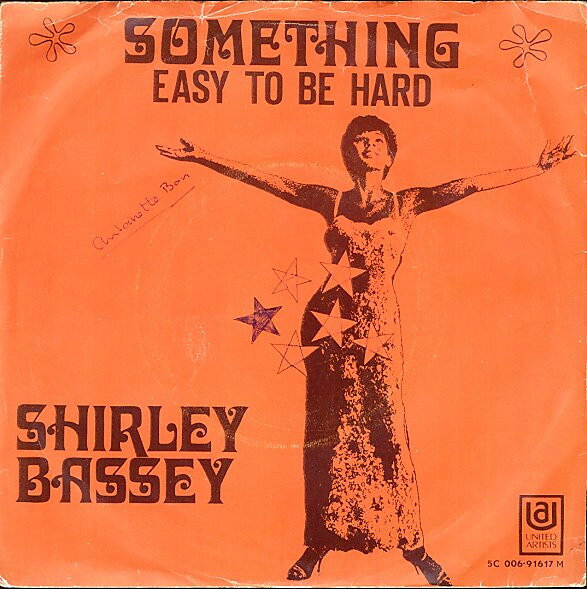 Artist Name: R - 【中古】7” Shirley Bassey Something 5C00691017 United Artists Recor /00080