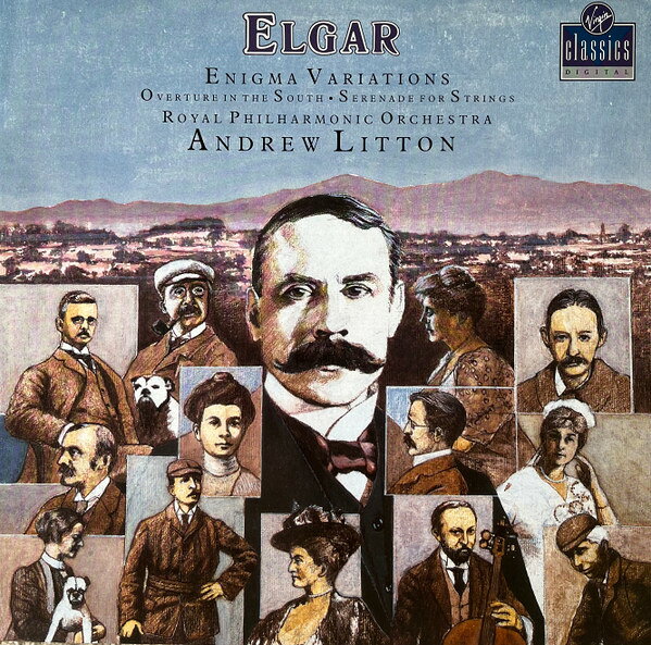 【中古】LP Sir Edward Elgar , Royal Philh Enigma Variations Overture In The South Serenad VC7907271 Virgin Classics Digi /00260