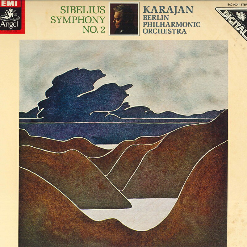 【中古】LP ヘルベルト・フォン・カラヤン, シベリウス: 交響曲第2番 ニ長調 作品43 EAC90047 ANGEL /00260