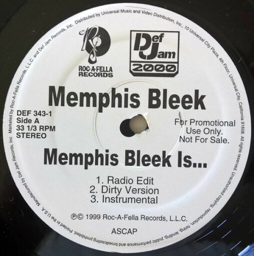 【中古】米12” Memphis Bleek Memphis Bleek Is... / Murda 4 Life DEF3431 Roc-A-Fella Records プロモ /00250 【中古】米12” Memphis Bleek Memphis Bleek Is... / Murda 4 Life DEF3431 Roc-A-Fella Records プロモ /00250
