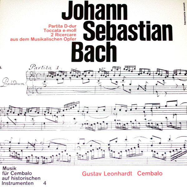 šLP Johann Sebastian Bach - Gustav Partita D-dur ? Toccata E-moll ...