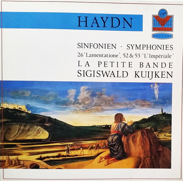 LP Joseph Haydn , La Petite Bande Sinfonien 26 Lamentatione, 52 &amp; 53 LImperiale VC7907431 Virgin Classics /00260