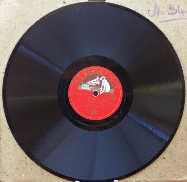 【中古】78RPM/SP Richard Crooks All Through The Night / Beautiful Isle Of Somewhere DA1265 HIS MASTERS VOICE /00500