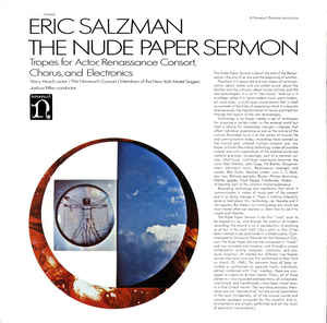 LP Eric Salzman Nude Paper Sermon 2590003 NONESUCH /00260