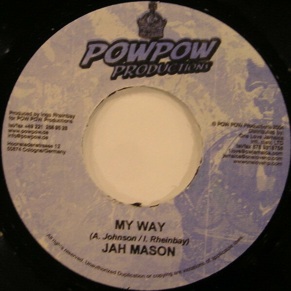 【中古】7” Jah Mason / Elijah Prophet My Way / Back For Good NONE Pow Pow Productions /00080