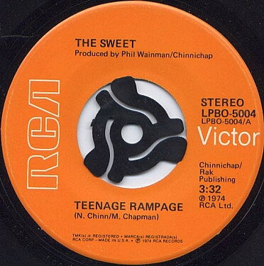 Artist Name: G - 【中古】7” Sweet Teenage Rampage LPBO5004 RCA Victor /00080