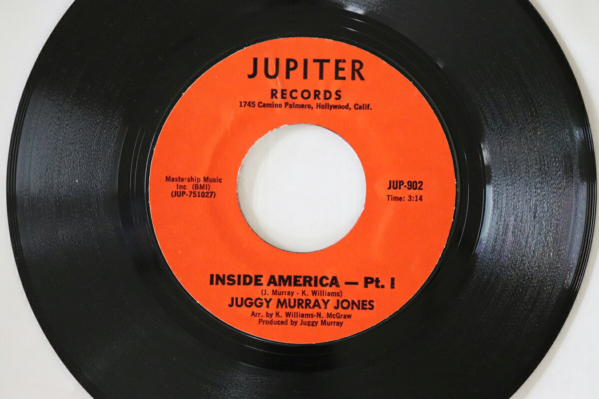 【中古】7” Juggy Murray Jones Inside America JUP902 Jupiter Records /00080