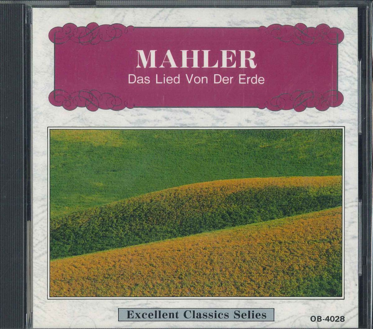 【中古】CD Mahler マーラー/交響曲「大地の歌」 OB4028 DAIICHI /00110 recordcity-10601515 RECORD CITY 楽天市場店 パッケージ画像