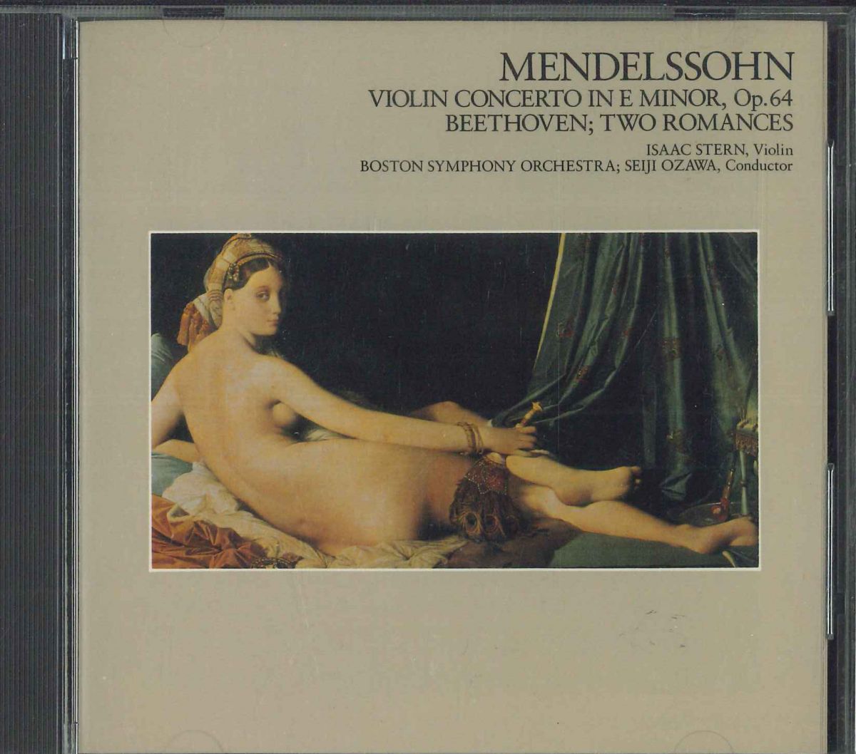 ・アーティスト Felix Mendelssohn-Bartholdy , Ludwig van Beethoven , Seiji Ozawa , Isaac Stern , Boston Symphony Orchestra ・タイトル Mendelssohn Violin Concerto In E Minor, Op. 64 / Beethoven Two Romances ・レーベル・型番 CBS/Sony FDCA351 ・フォーマット CD ・コンディション(盤) 非常に良い(EX) ・コンディション(ジャケット) 良い (VG+) ・コンディション(帯) オビなし ・特記事項 【ライナー付き】 【ケースキズ】 サンプル画像です。実際の商品の画像ではありません 商品写真はバーコード/カタログ番号に対応したサンプル画像ですので、お送りする商品の画像ではありません。帯やライナーなどの付属品は、特記事項に記載されている場合のみ含まれます。プロモやカラーレコードなどの仕様についても、該当する場合のみ特記事項に記載しています。 【ご購入前に必ずご確認ください】 ・本店サイト(www.recordcity.jp)とは価格、送料が違います ・本店サイト、その他支店のオーダーとは同梱発送できません ・注文確定後に別の注文を頂いた場合、注文同士の同梱は致しかねます。 ・別倉庫から発送しているため、店頭受け渡しは対応しておりません ・一部商品は他の通販サイトでも販売しているため、ご注文のタイミングによっては商品のご用意ができない場合がございます。 ・土日祝日はお休みです 金曜・祝前日9時以降のご連絡またはご入金は、返答または発送が週明け・祝日明けに順次対応となります。 ・ご購入後のキャンセル不可 ご購入後のキャンセルはいかなる理由においてもお受けできません。ご了承の上、ご購入くださいませ。 ・日本郵便(ゆうパック/ゆうメール)によるお届けになります。 ・中古品であることをご理解ください 当ストアでは中古商品を主に販売しております。中古品であることをご理解の上ご購入ください。また、一部商品はRecordCityオンラインストアで試聴可能です。 ・返品について お客様のご都合による返品は一切承っておりません。 表記の内容と実際の商品に相違がある場合、また針飛び等で返品・返金をご希望される場合は、商品の到着後1週間以内にご連絡ください。商品の返送をこちらで確認後、キャンセル・返金を行います。 コンディションVG以下の商品は返品できません。プレイに影響のない表面のこすれ傷、プレス起因のノイズ盤は返品の対象外です。 【コンディション表記】 ・ほぼ新品(M-)(Like New) 完全な新品。未使用。当店ではほぼ使用しません ・非常に良い(EX)(Excellent) 中古盤として美品な状態。わずかな経年を感じるものの傷みを感じさせない、当店基準で最高の状態 ・良い(VG+)(Very Good Plus) 丁寧に扱われた中古品で、軽い使用感がみられる。 ・可(VG)(Acceptable) 使い込まれた中古品で、「良い」よりもさらに使用感がみられる。 ・悪い(VG-)(Bad) 状態が悪いアイテム。使用の保障はなく、再生不可、針飛び、目立つノイズがあるかもしれない。状態によるクレーム不可。返品不可。 ・非常に悪い(G)(Very Bad) 「悪い」よりさらに状態が悪いアイテム。使用の保障はなく、再生不可、針飛び、目立つノイズがあるかもしれない。状態によるクレーム不可。返品不可。 ・ジャンク(Fair)(Junk/Fair) 割れている、反っている、水ダメージがある、カビ、ジャケットが分離している、ひどい書き込み、ひどい擦れなど最低の状態。使用の保障はなく、再生不可、針飛び、目立つノイズがあるかもしれない。状態によるクレーム不可。返品不可。 ・ジャンク(Poor)(Junk/Poor) 割れている、反っている、水ダメージがある、カビ、ジャケットが分離している、ひどい書き込み、ひどい擦れなど最低の状態。使用の保障はなく、再生不可、針飛び、目立つノイズがあるかもしれない。状態によるクレーム不可。返品不可。