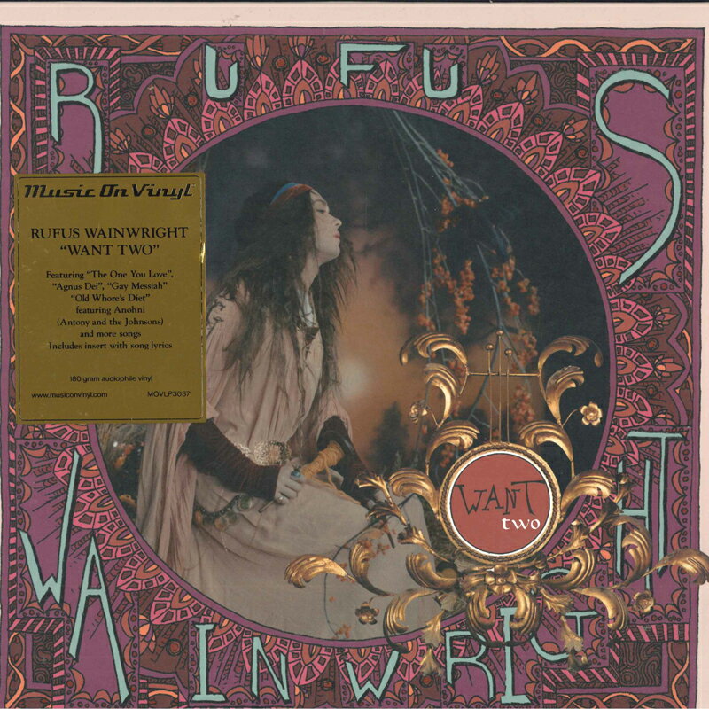 【新品】蘭LP Rufus Wainwright Want Two MOVLP3037 Music On Vinyl 未開封 /00260