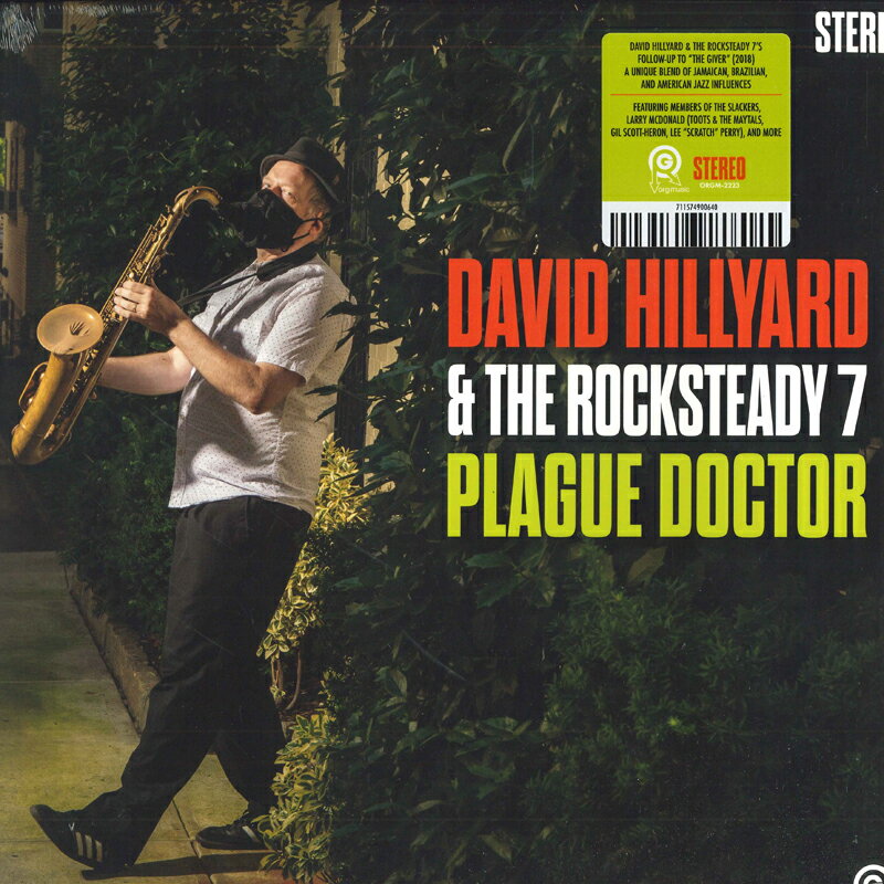 【新品】米LP Dave Hillyard Rocksteady 7 Plague Doctor ORGM2223 ORG Music 未開封 /00260