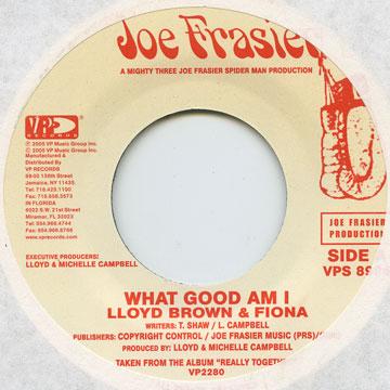 【新品】米7” Fiona, Lloyd Brown What Good Am I VPS8986 Joe Frasier US /00046