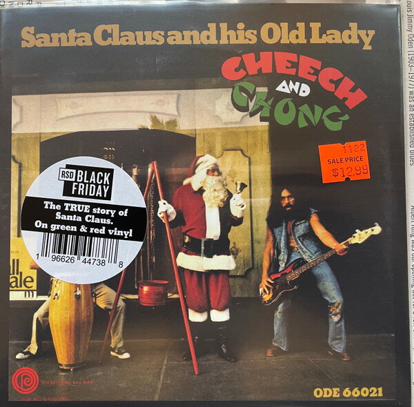 【新品】米7” Cheech &amp; Chong Santa Claus And His Old Lady ODE66021 Ode Records /00080