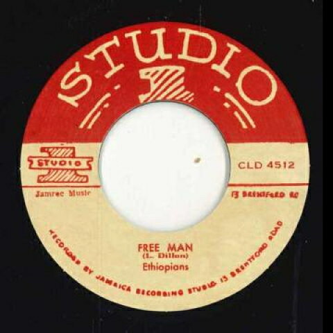 7” Ethiopians / Soul Brothers Free Man / Shanty Town CLD4512 Studio One /00048