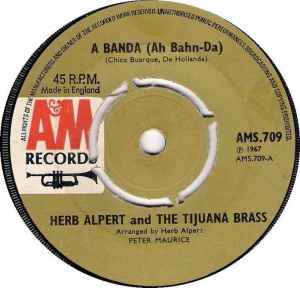 【中古】英7” Herb Alpert &amp; The Tijuana Bras A Banda (Ah Bahn-Da) AMS709 A&amp;M Records /00080