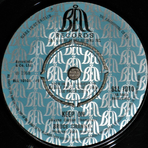 【中古】英7” Bruce Channel Keep On BLL1010 Bell Records /00080