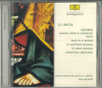 š͢CD J. S. Bach, Munich Bach Orches Gloria 4501202 DEUTSCHE GRAMMO...
