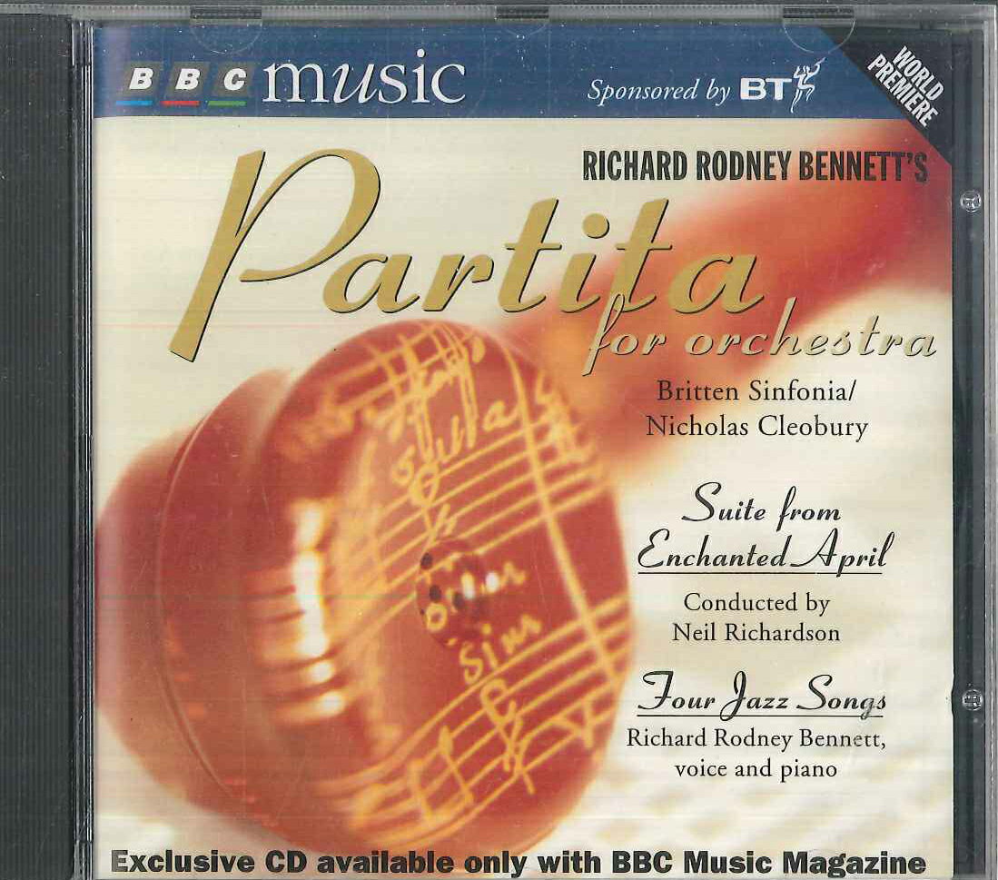 š͢CD Richard Rodney Bennett Bbc Music Richard Rodney Bennett Parti...