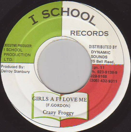 Other - 【中古】7” Crazy Froggy Girls Have Fi Love Me NONE I School Records /00080