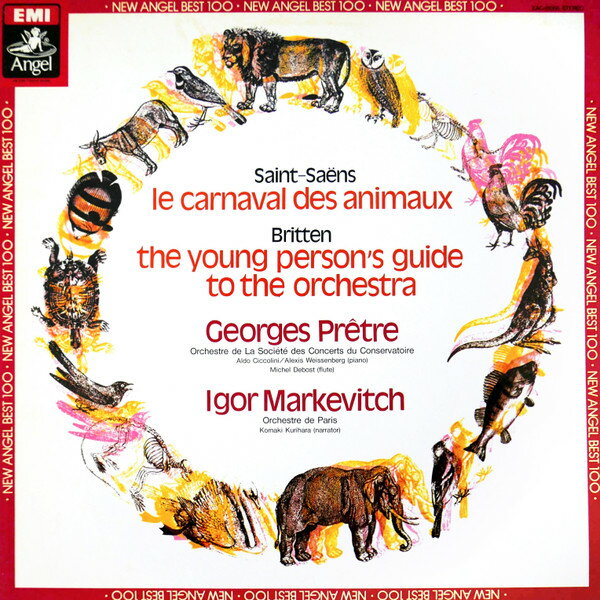 【中古】LP ジョルジュ・プレートル, パリ音 Saint-saens: Le Carnaval Des Animaux / Britten: You EAC81066 ANGEL /00260