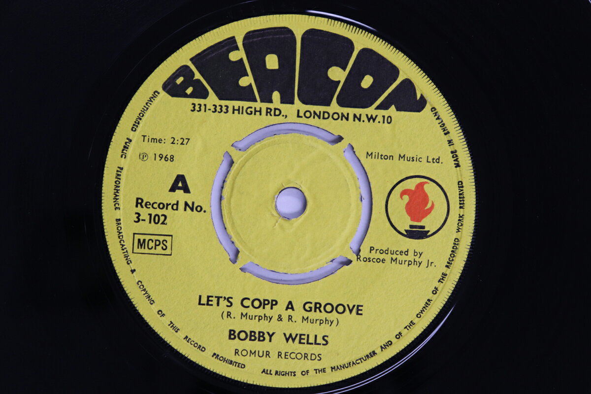 【中古】英7” Bobby Wells Lets Copp A Groove / Recipe For Love 3102 BEACON /00080