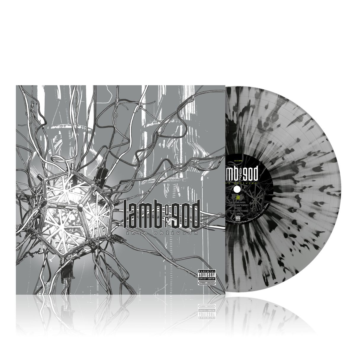【新品】LP Lamb of God Into Oblivion (Grey-Black Splatter Vinyl) 19958406671 CENTURY MEDIA 未開封 /00260
