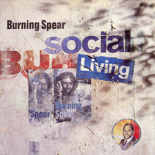 【中古】LP Burning Spear Social Living BAFLP004 BLOOD FIRE /00260