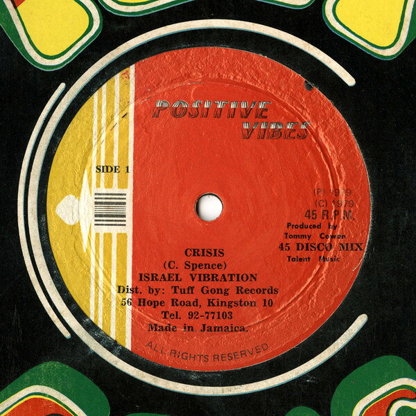 Artist Name: R - 【中古】12” Israel Vibration Crisis none Positive Vibes /00250