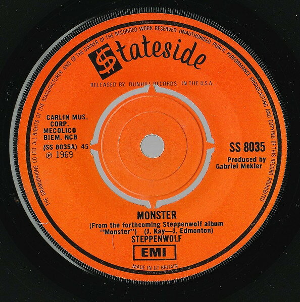7” Steppenwolf Monster SS8035 Stateside /00080