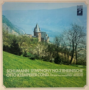 【中古】LP オットー・クレンペラー, ニュー シューマン: 交響曲第3番 ライン, ファウスト 序曲 AA8656 ANGEL /00400