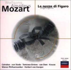 Mozart - 【中古】CD カラヤン(ヘルベルト・フォン), モーツァルト:フィガロの結婚- POCL90081 /00110