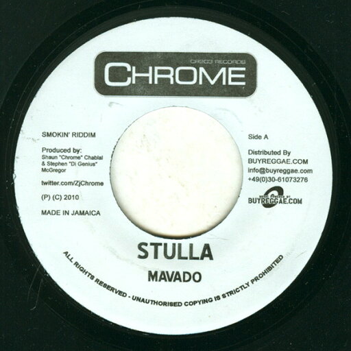 【中古】ジャマイカ7” Mavado / Stephen ”The Genius” Stulla / Whine Up SM6103 Chrome /00080 【中古】ジャマイカ7” Mavado / Stephen ”The Genius” Stulla / Whine Up SM6103 Chrome /00080