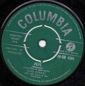 【中古】英7” Russ Conway, John Barry & His Pepe / Matador From Trinidad 45DB4564 Columbia /00080 【中古】英7” Russ Conway, John Barry & His Pepe / Matador From Trinidad 45DB4564 Columbia /00080