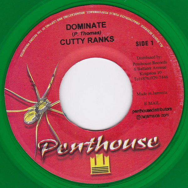 7” Cutty Ranks Dominate NONE Penthouse Records /00080