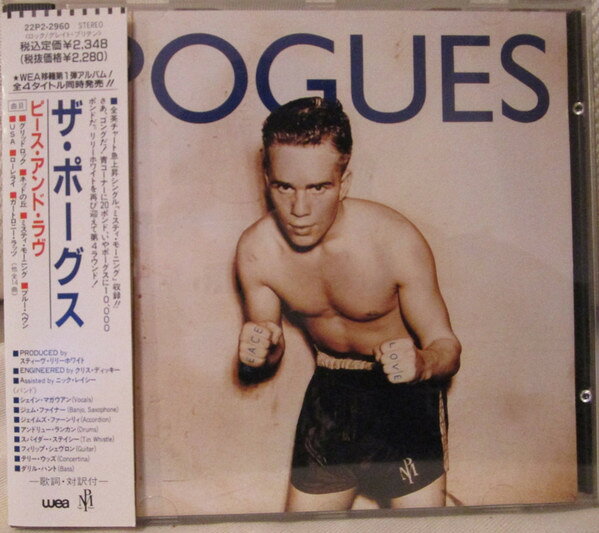 CD Pogues Peace And Love 22P22960 WEA, Pogue Mahone Re /00110