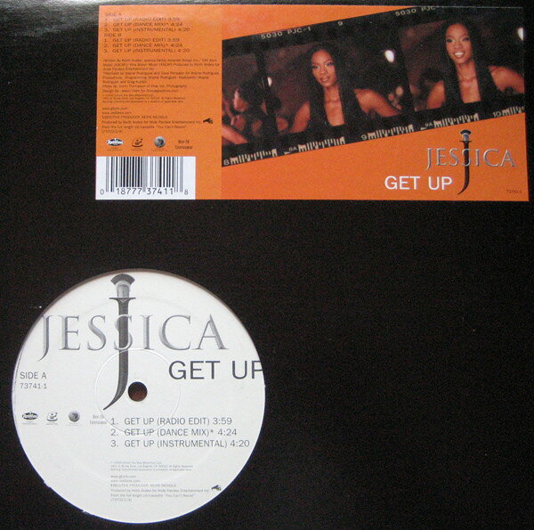12” Jessica Get Up 737411 Restless Records, G- /00250