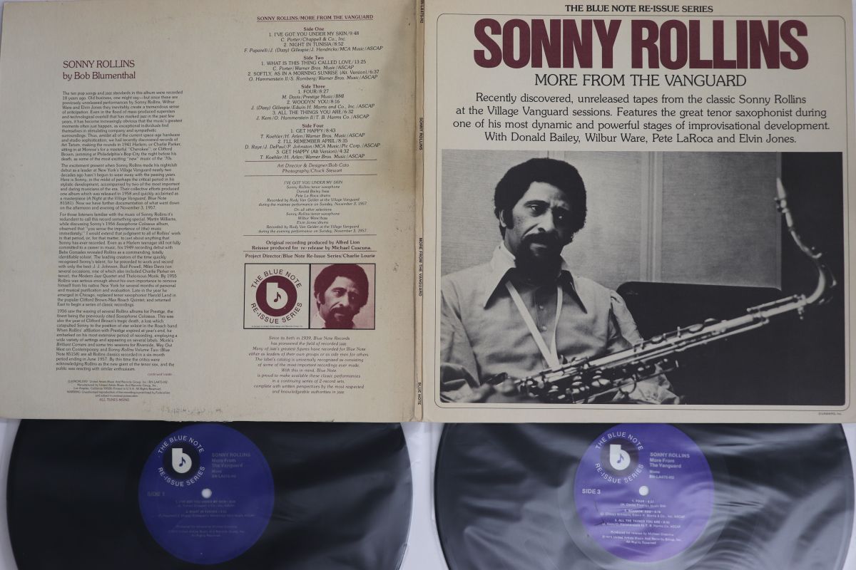 Other - 【中古】2discs LP Sonny Rollins More From The Vanguard BNLA475H2 BLUE NOTE /00500
