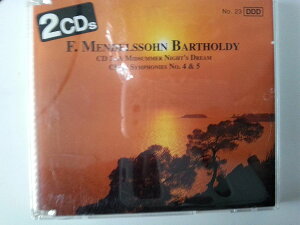 【中古】2CD Mendelssohn メンデルスゾーン メンデルスゾーン / 交響曲第4番・交響曲第5番 真夏の夜の夢他(CD2枚) 4492722 未開封 /00220