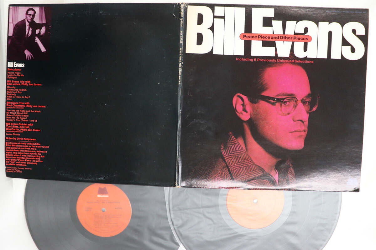 2discs LP Bill Evans Peace Piece And Other Pieces M47024 MILESTONE /00500