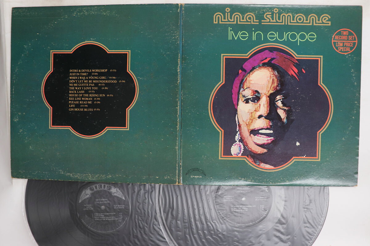 2discs LP Nina Simone Live In Europe TLP8020 TRIP /00660