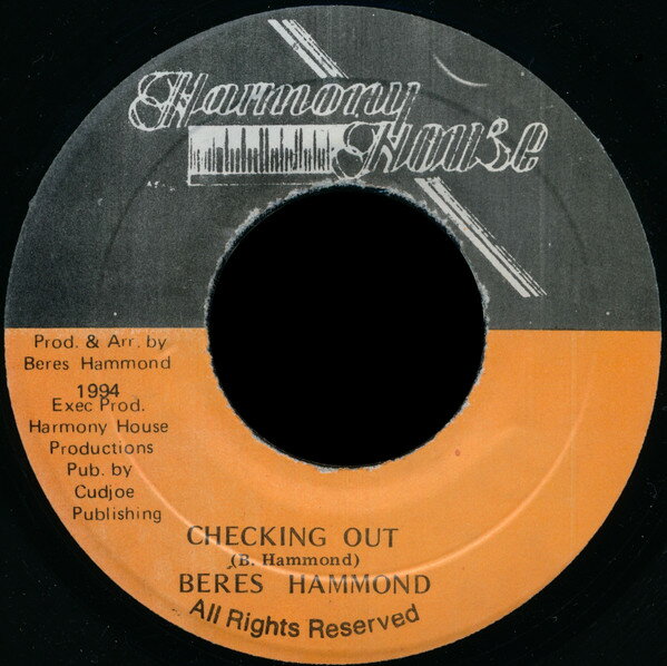 Artist Name: B - 【中古】7” Beres Hammond Checking Out NONE Harmony House /00080