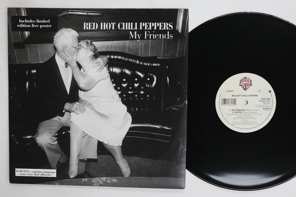 【中古】12” Red Hot Chili Peppers My Friends W0317TX WARNER BROS /00250