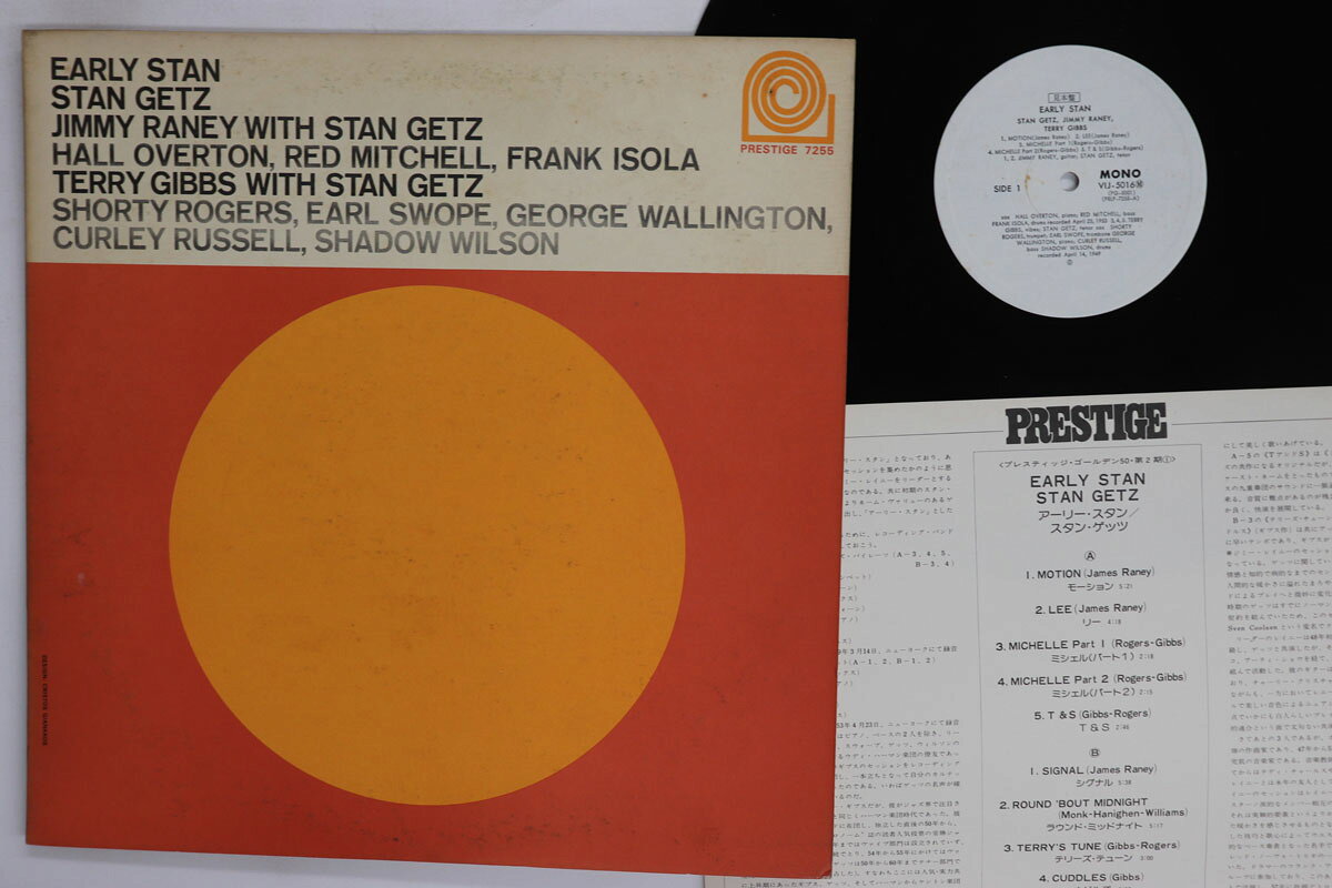 ・アーティスト Stan Getz ・タイトル Early Stan ・レーベル・型番 PRESTIGE VIJ5016PROMO ・フォーマット LPレコード ・コンディション(盤) 可 (VG) ・コンディション(ジャケット) 可 (VG) ・コンディション(帯) オビなし ・特記事項 【プロモ盤】 【ライナー付き】 【プロモ白レーベル】【盤に目立った跡】【カバーに擦れ】 実際に発送される商品の画像です 【ご購入前に必ずご確認ください】 ・本店サイト(www.recordcity.jp)とは価格、送料が違います ・本店サイト、その他支店のオーダーとは同梱発送できません ・注文確定後に別の注文を頂いた場合、注文同士の同梱は致しかねます。 ・別倉庫から発送しているため、店頭受け渡しは対応しておりません ・一部商品は他の通販サイトでも販売しているため、ご注文のタイミングによっては商品のご用意ができない場合がございます。 ・土日祝日はお休みです 金曜・祝前日9時以降のご連絡またはご入金は、返答または発送が週明け・祝日明けに順次対応となります。 ・ご購入後のキャンセル不可 ご購入後のキャンセルはいかなる理由においてもお受けできません。ご了承の上、ご購入くださいませ。 ・日本郵便(ゆうパック/ゆうメール)によるお届けになります。 ・中古品であることをご理解ください 当ストアでは中古商品を主に販売しております。中古品であることをご理解の上ご購入ください。また、一部商品はRecordCityオンラインストアで試聴可能です。 ・返品について お客様のご都合による返品は一切承っておりません。 表記の内容と実際の商品に相違がある場合、また針飛び等で返品・返金をご希望される場合は、商品の到着後1週間以内にご連絡ください。商品の返送をこちらで確認後、キャンセル・返金を行います。 コンディションVG以下の商品は返品できません。プレイに影響のない表面のこすれ傷、プレス起因のノイズ盤は返品の対象外です。 【コンディション表記】 ・ほぼ新品(M-)(Like New) 完全な新品。未使用。当店ではほぼ使用しません ・非常に良い(EX)(Excellent) 中古盤として美品な状態。わずかな経年を感じるものの傷みを感じさせない、当店基準で最高の状態 ・良い(VG+)(Very Good Plus) 丁寧に扱われた中古品で、軽い使用感がみられる。 ・可(VG)(Acceptable) 使い込まれた中古品で、「良い」よりもさらに使用感がみられる。 ・悪い(VG-)(Bad) 状態が悪いアイテム。使用の保障はなく、再生不可、針飛び、目立つノイズがあるかもしれない。状態によるクレーム不可。返品不可。 ・非常に悪い(G)(Very Bad) 「悪い」よりさらに状態が悪いアイテム。使用の保障はなく、再生不可、針飛び、目立つノイズがあるかもしれない。状態によるクレーム不可。返品不可。 ・ジャンク(Fair)(Junk/Fair) 割れている、反っている、水ダメージがある、カビ、ジャケットが分離している、ひどい書き込み、ひどい擦れなど最低の状態。使用の保障はなく、再生不可、針飛び、目立つノイズがあるかもしれない。状態によるクレーム不可。返品不可。 ・ジャンク(Poor)(Junk/Poor) 割れている、反っている、水ダメージがある、カビ、ジャケットが分離している、ひどい書き込み、ひどい擦れなど最低の状態。使用の保障はなく、再生不可、針飛び、目立つノイズがあるかもしれない。状態によるクレーム不可。返品不可。