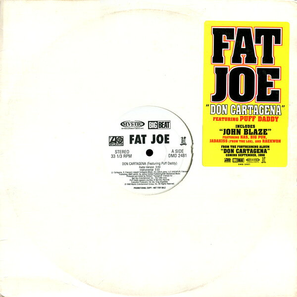 2discs 12” Fat Joe Don Cartagena DMD2481 Atlantic プロモ /00500