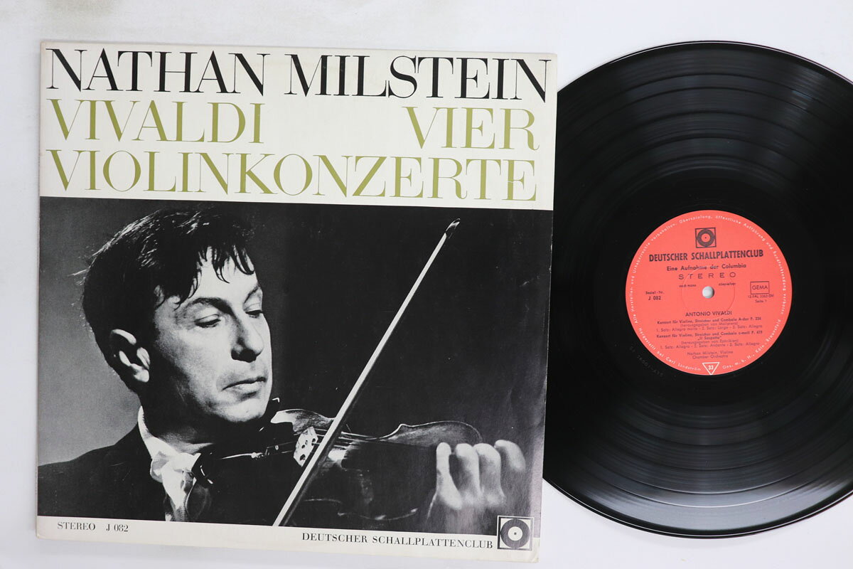 LP ナタン・ミルシテイン, 室内管弦 ヴィヴァルディ ヴァイオリン協奏曲集 J082 DEUTSCHER SCHALLPLAT /00260