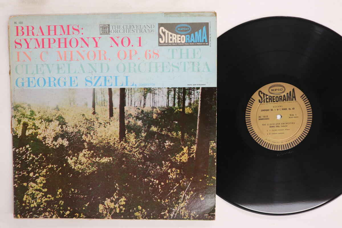 【中古】LP ジョージ・セル, クリーヴランド ブラームス 交響曲 第1番 ハ短調, 作品68 BC1010 EPIC /00260
