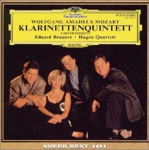 【中古】CD エドゥアルト・ブルンナー, ハーゲン弦楽四重奏団他 モーツァルト:クラリネット五重奏曲/ディヴェルティメント第1番/同第2番 POCG50060 /00110